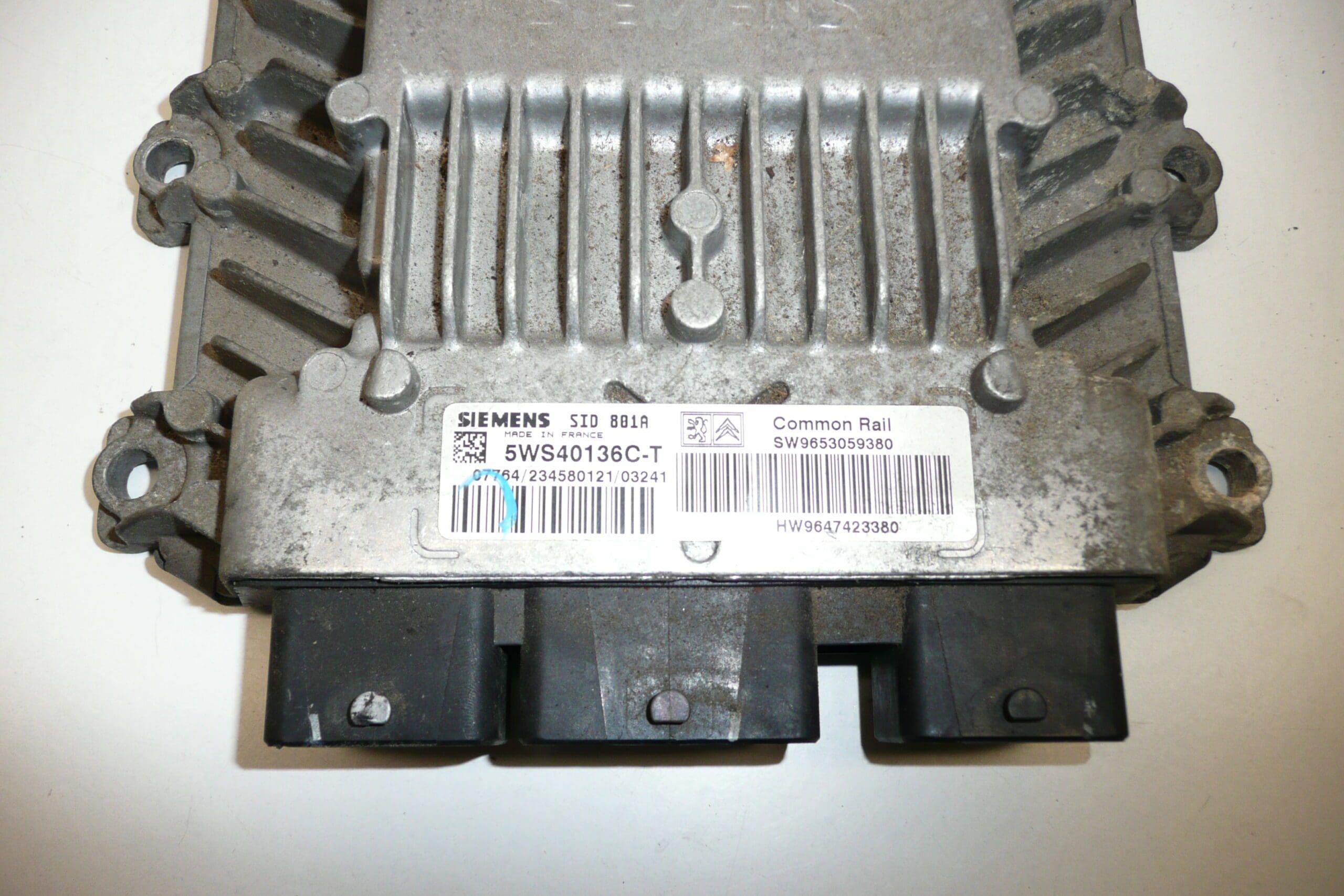Calculateur Siemens SID 801A Citroën Peugeot 5WS40136C-T 1938XT