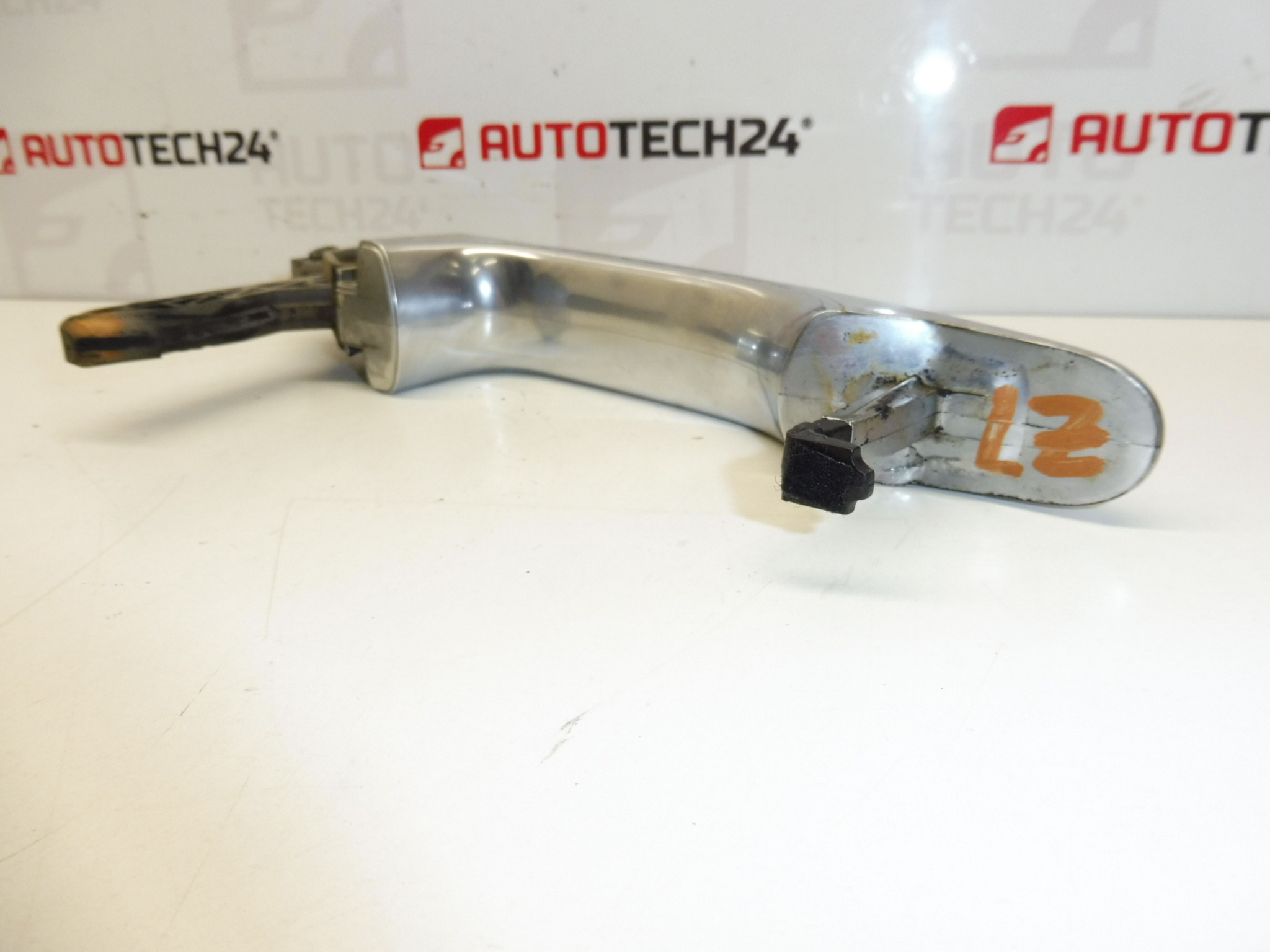 Poignée de porte arrière Citroën Peugeot chrome 9101EG
