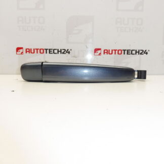 Poignée de porte conducteur Citroën Peugeot bleu EZWD 9101W8