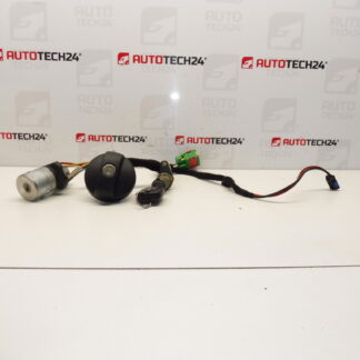 Coffret de commande, jeu de serrures, 1 clé Peugeot 307 4162AS 4162X4