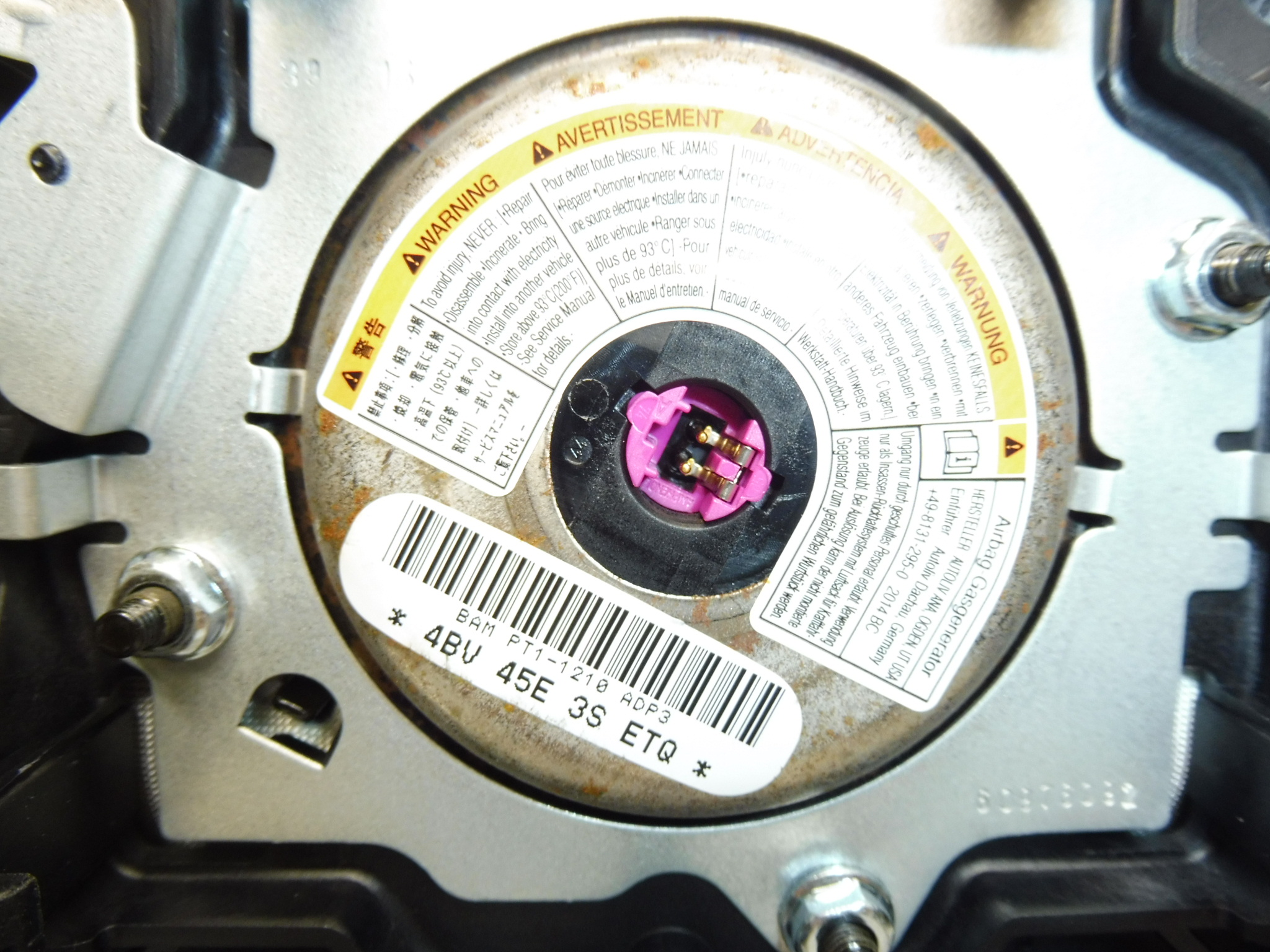 Airbag conducteur Citroën C3 Picasso 98019057ZD