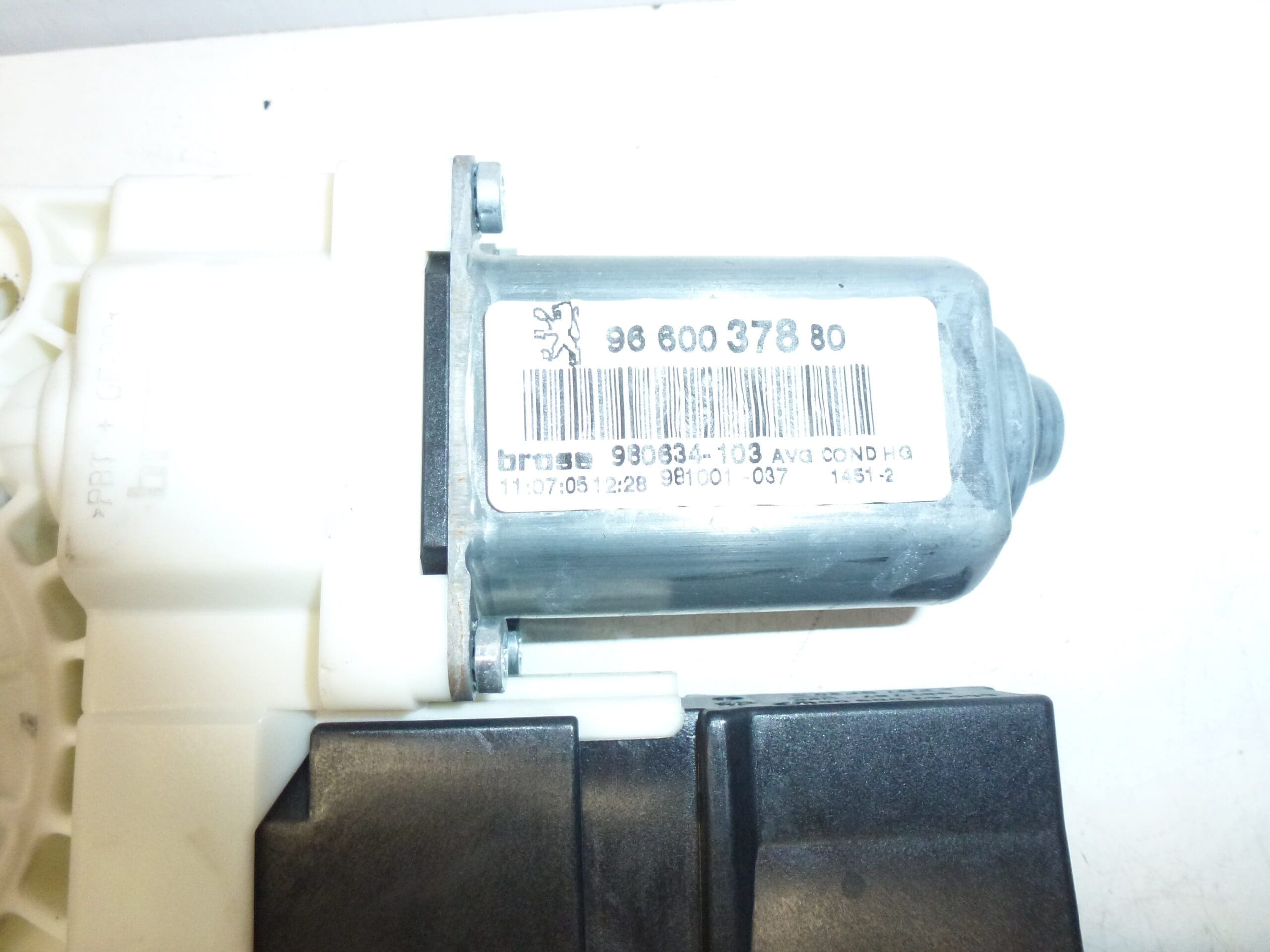 Peugeot 307 CC Moteur Lève Vitre Gauche 9660037880 9221CN