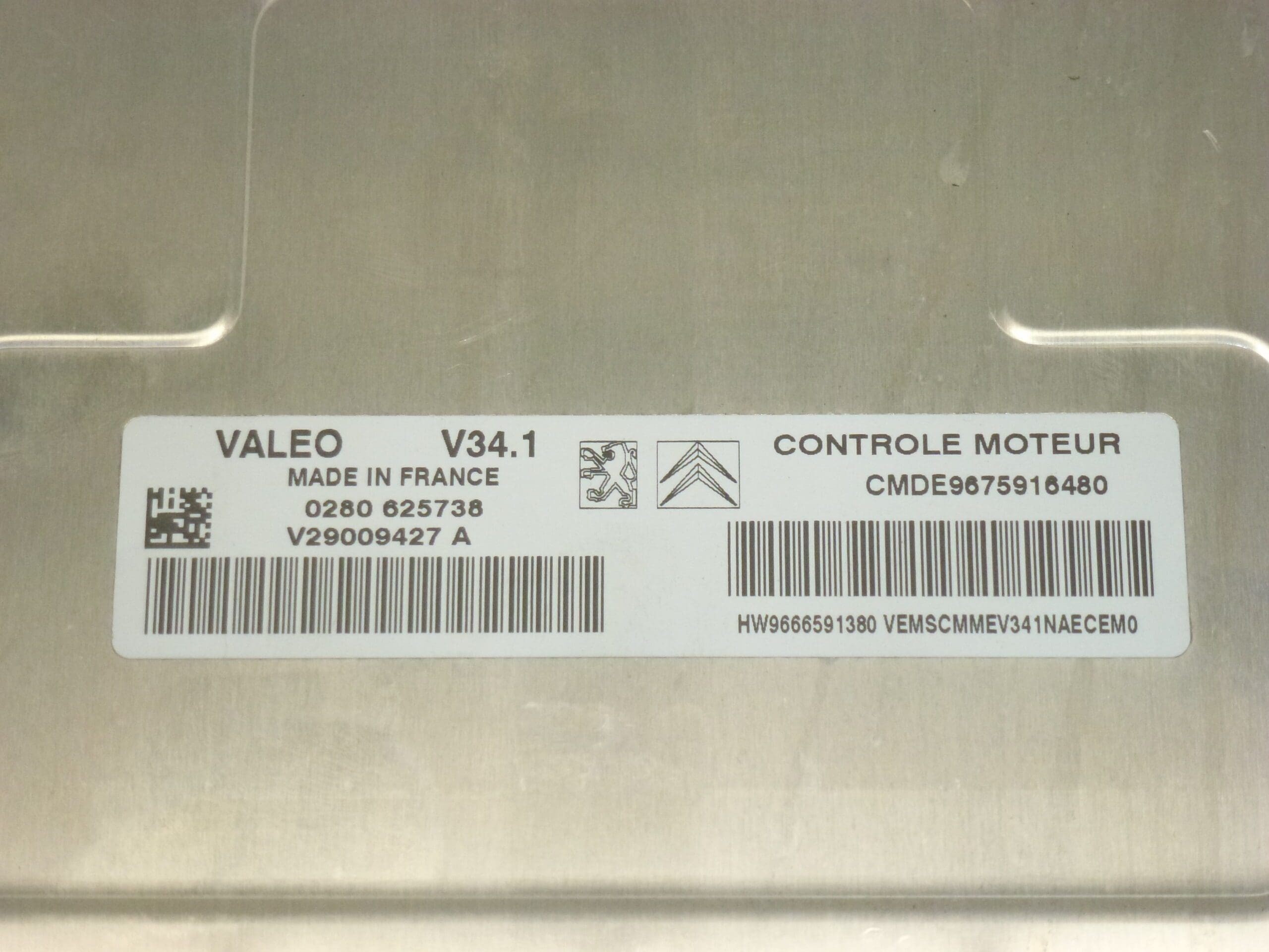 Calculateur Valeo V34.1 Citroën Peugeot 9666591380 1943XS