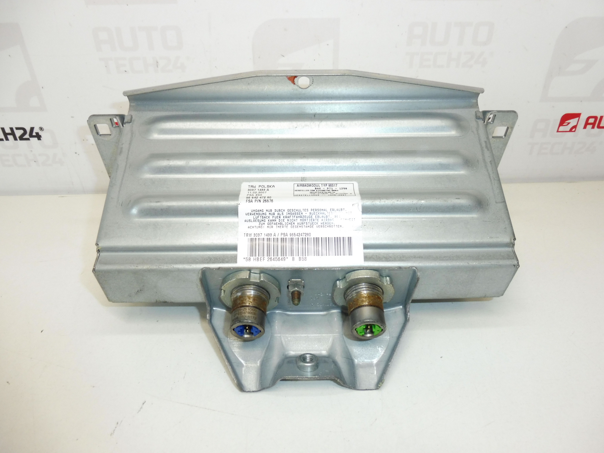 Airbag passager avant Citroën C4 Picasso 9654247280 8216NT