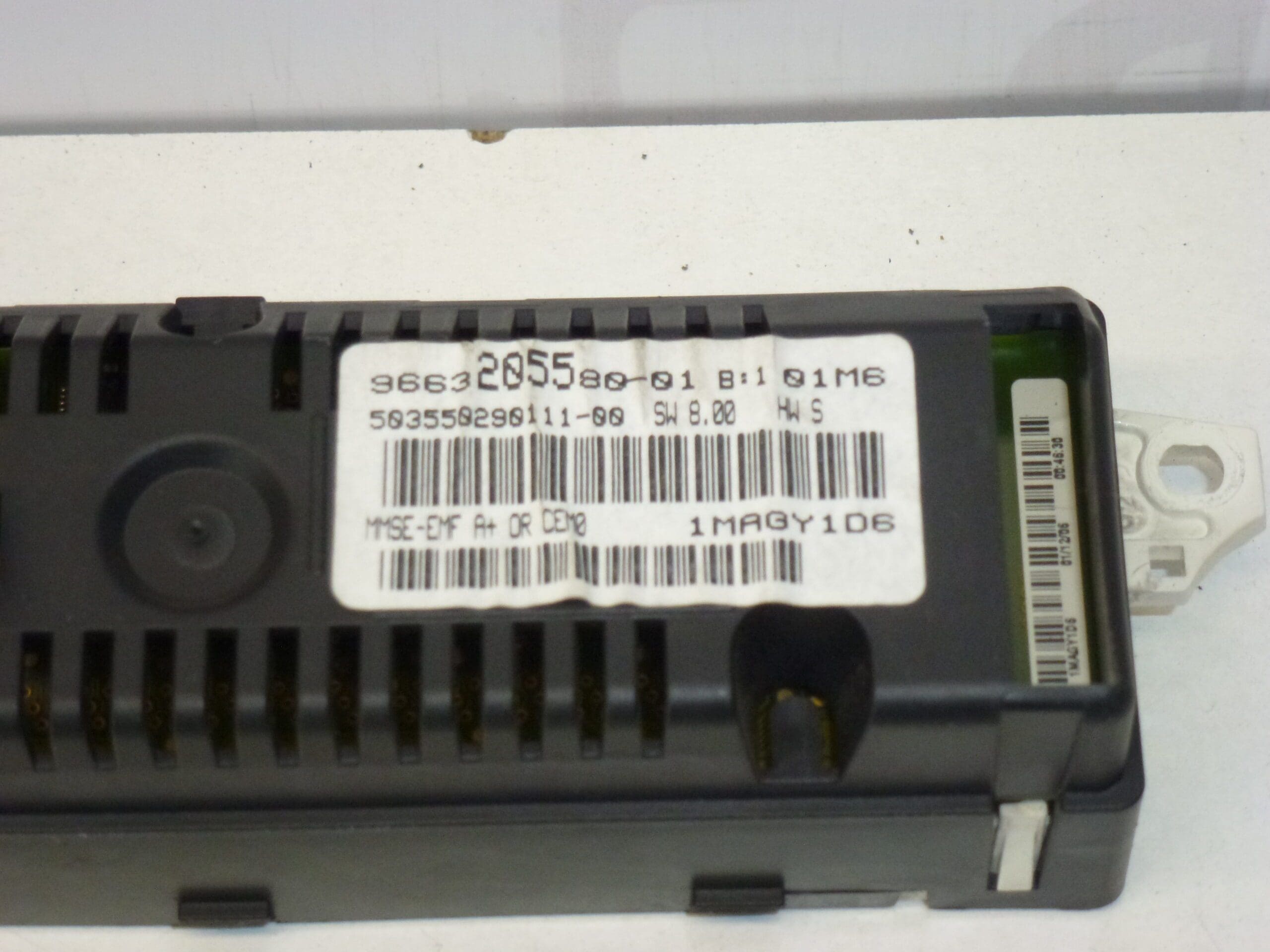 Afficheur radio calculateur Peugeot 207 9663205580 6593F5