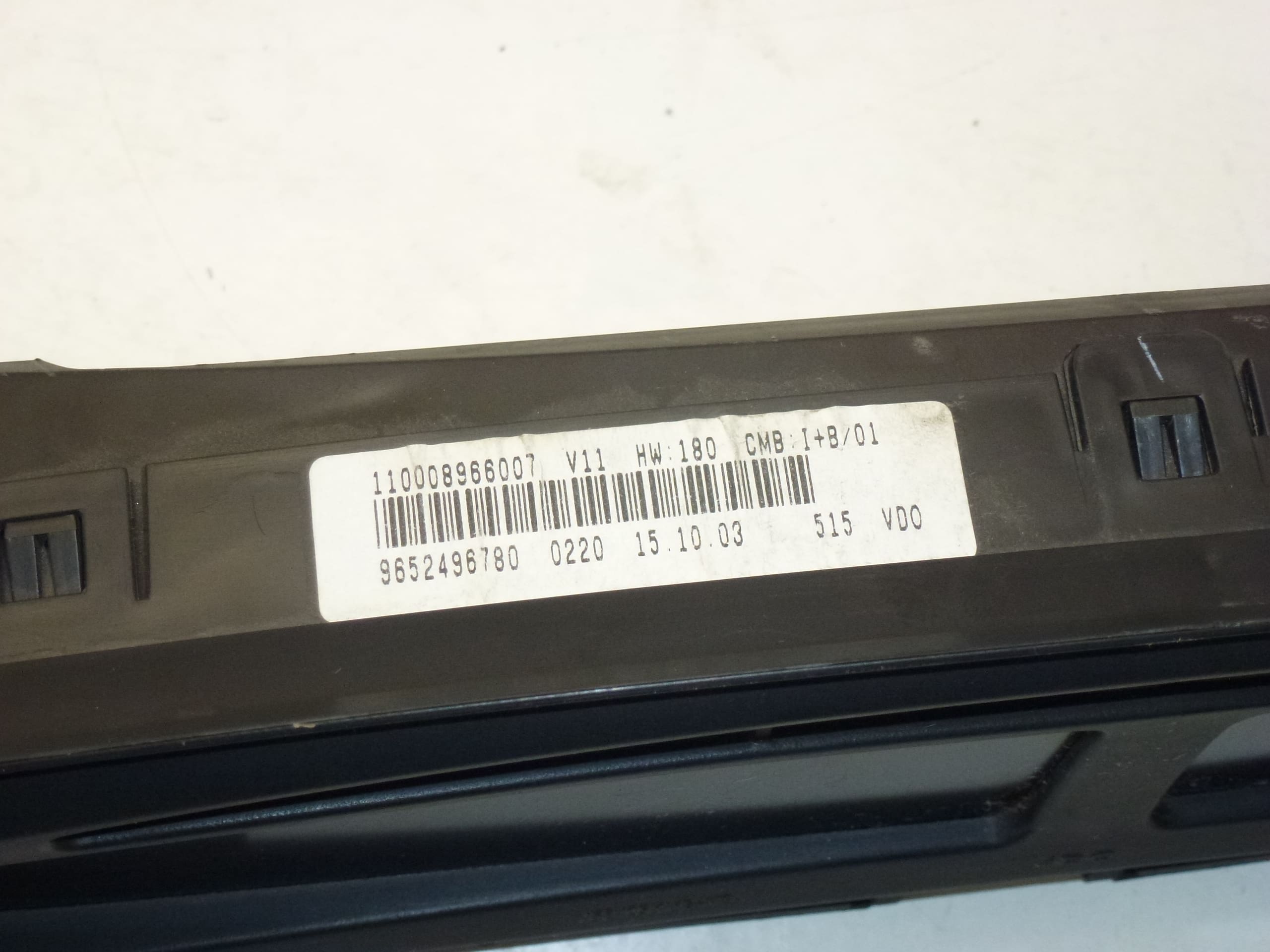 Compteur de vitesse Citroën Xsara Picasso 9652496780