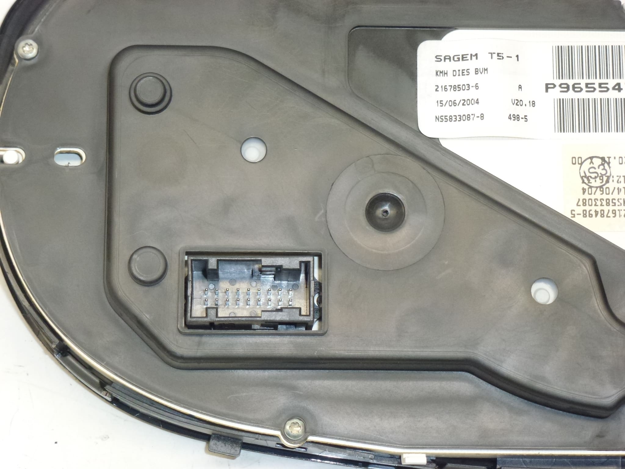 Compteur de vitesse Peugeot 307 215 mille km 9655476580 G00