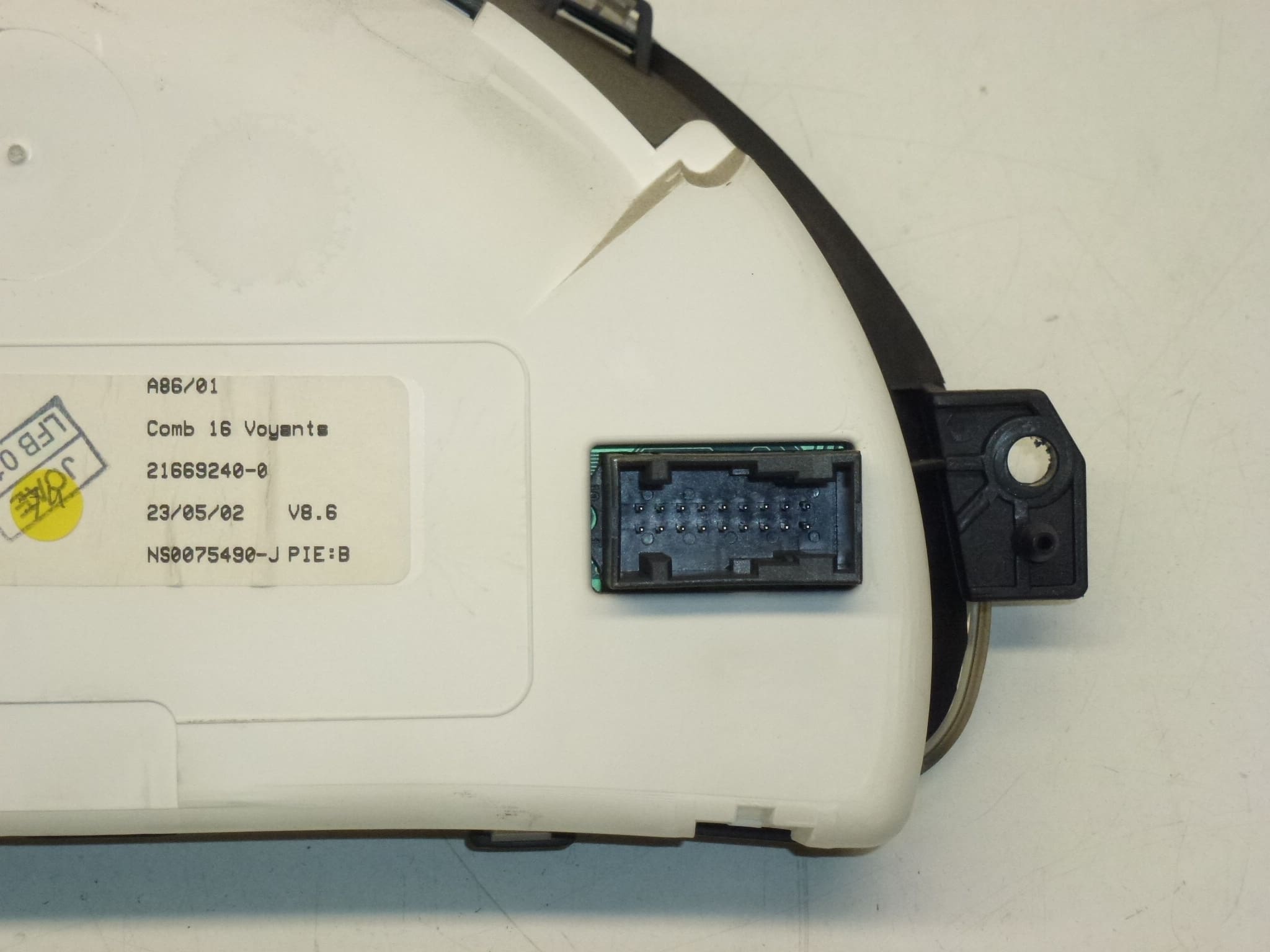 Compteur Sage Citroën C2 C3 kilométrage 161000km 9645994280
