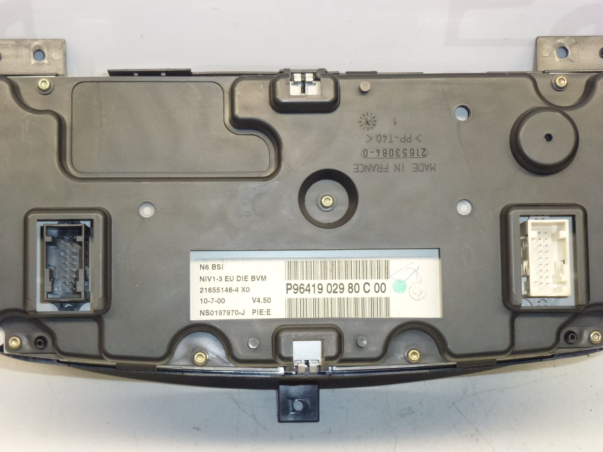 Réveil compteur de vitesse Citroën Xsara Sagem 9641902980 6104KK