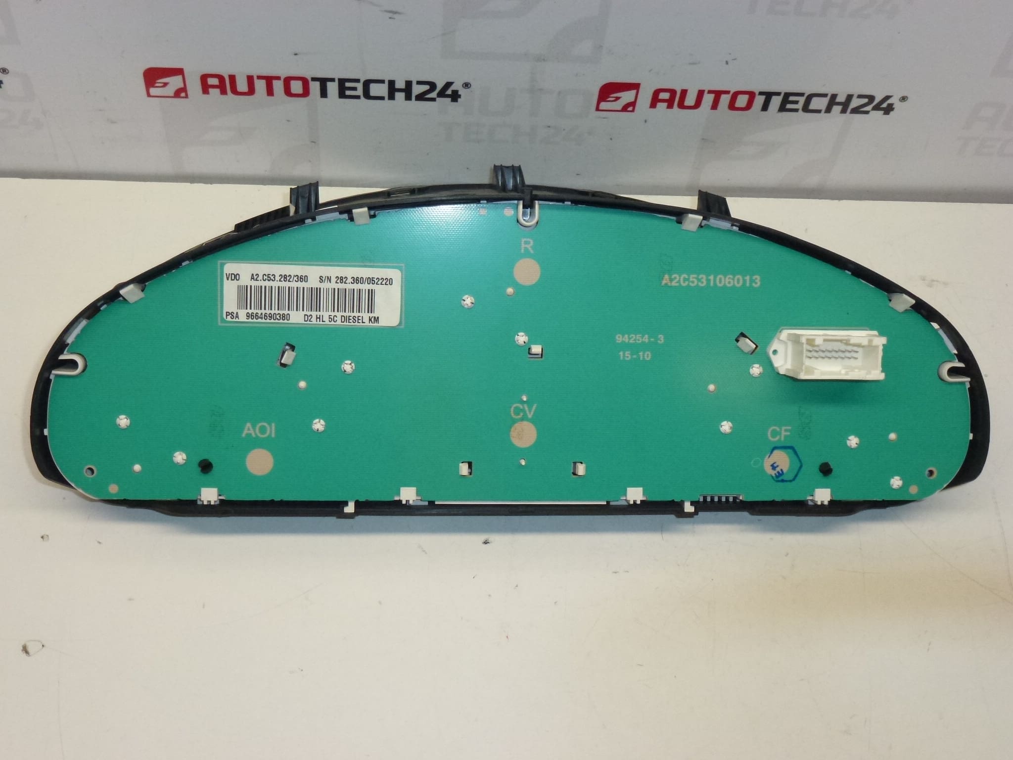 Tachymètre Peugeot 407 kilométrage 203000 km 9664690380 610395