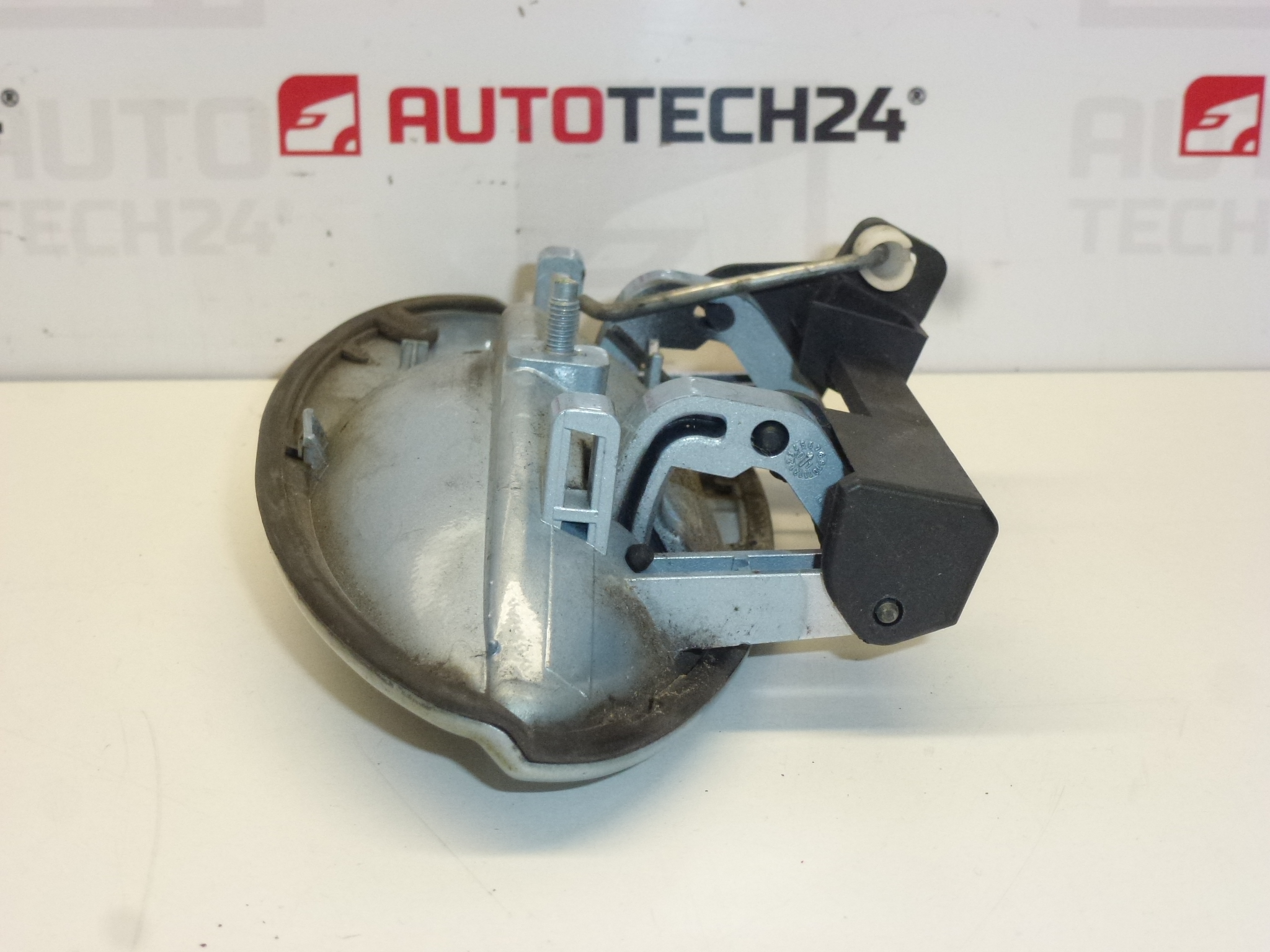 Poignée de porte arrière gauche Citroën C5 I et II 9631831077 9101S7 bleu