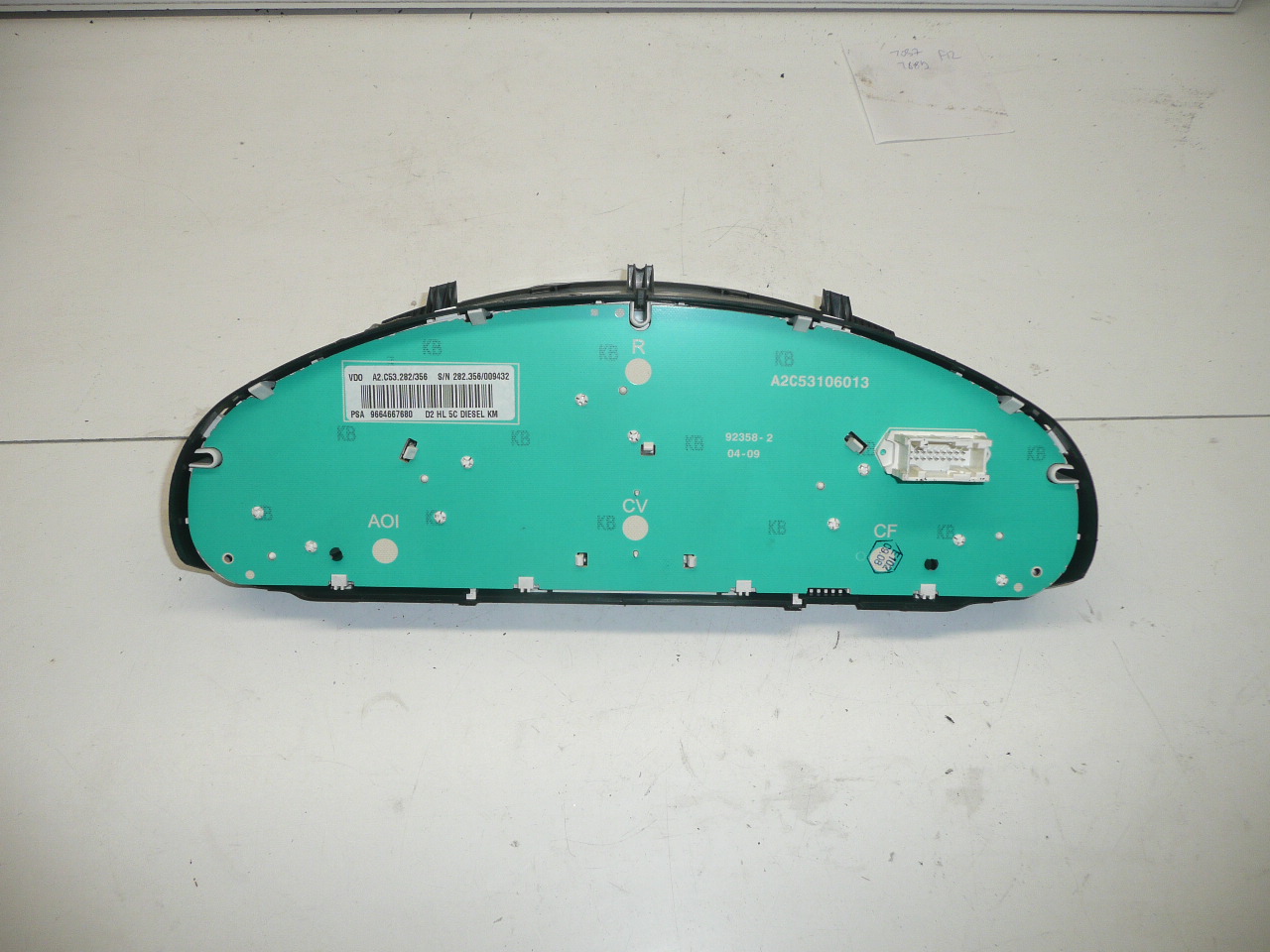 Compteur Peugeot 407 9664667680 610385