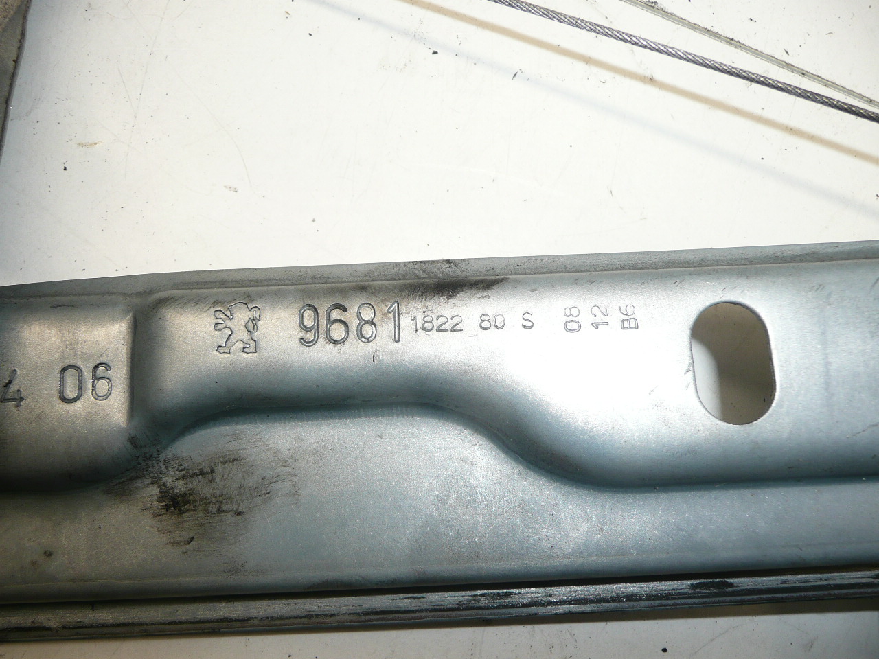 Mécanisme de tirage de vitre PP Peugeot 207 9681182280 9222W9