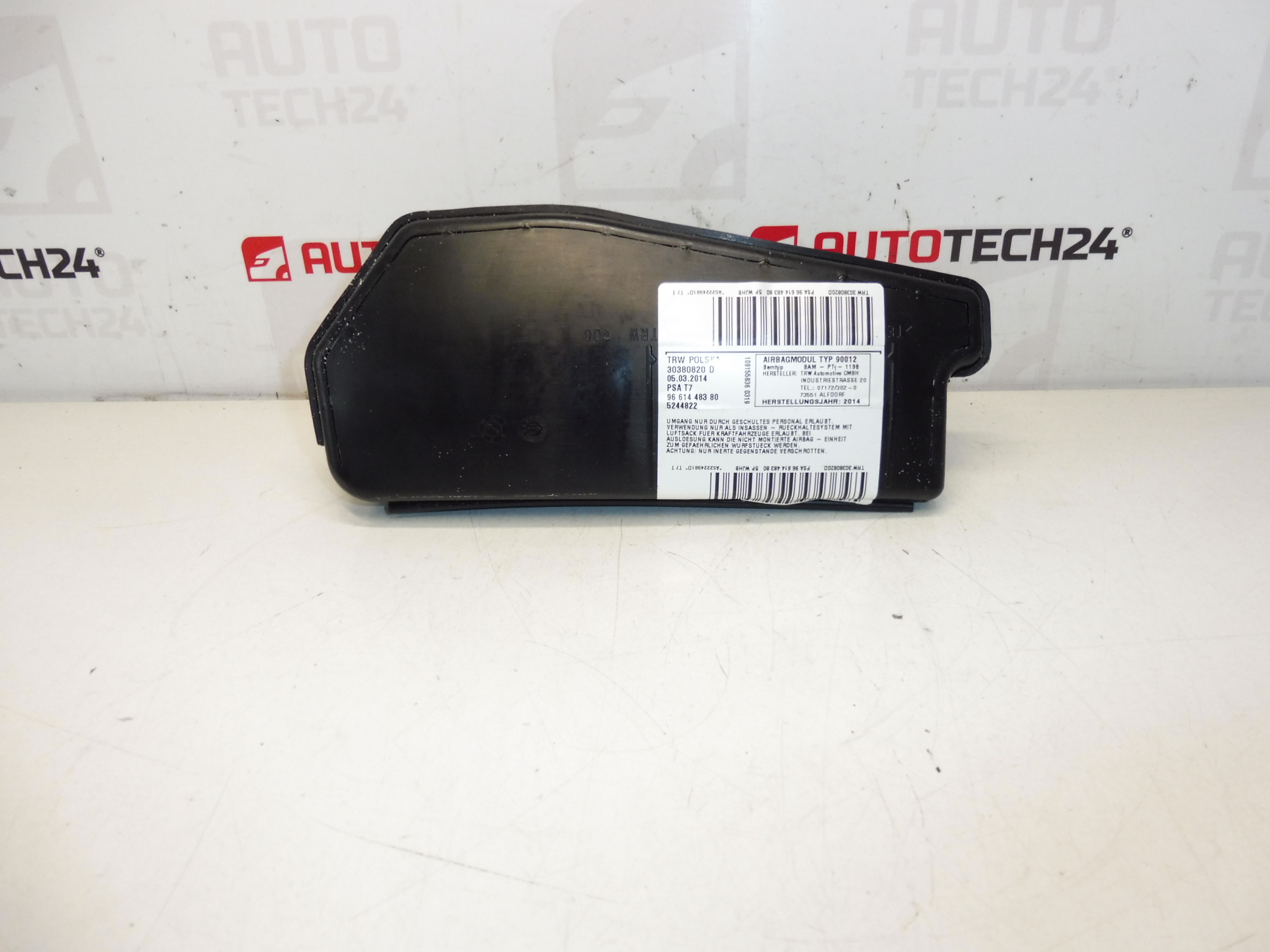 Airbag siège conducteur Peugeot 308 9661448380 8216SG