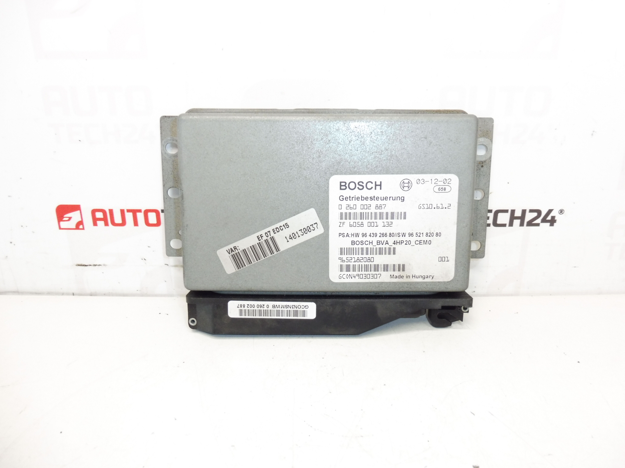 Unité de Contrôle Bosch Citroën C5 2.2 HDI 0260002887 9652182080 2529L8