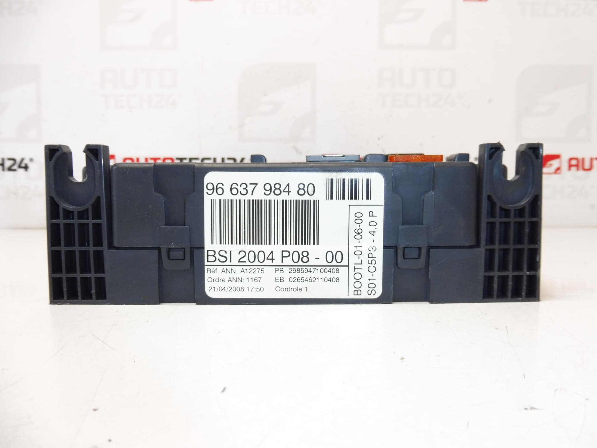 Unité BSI Valeo P08-00 pour Citroën et Peugeot 9663798480 6580NJ – Image 2