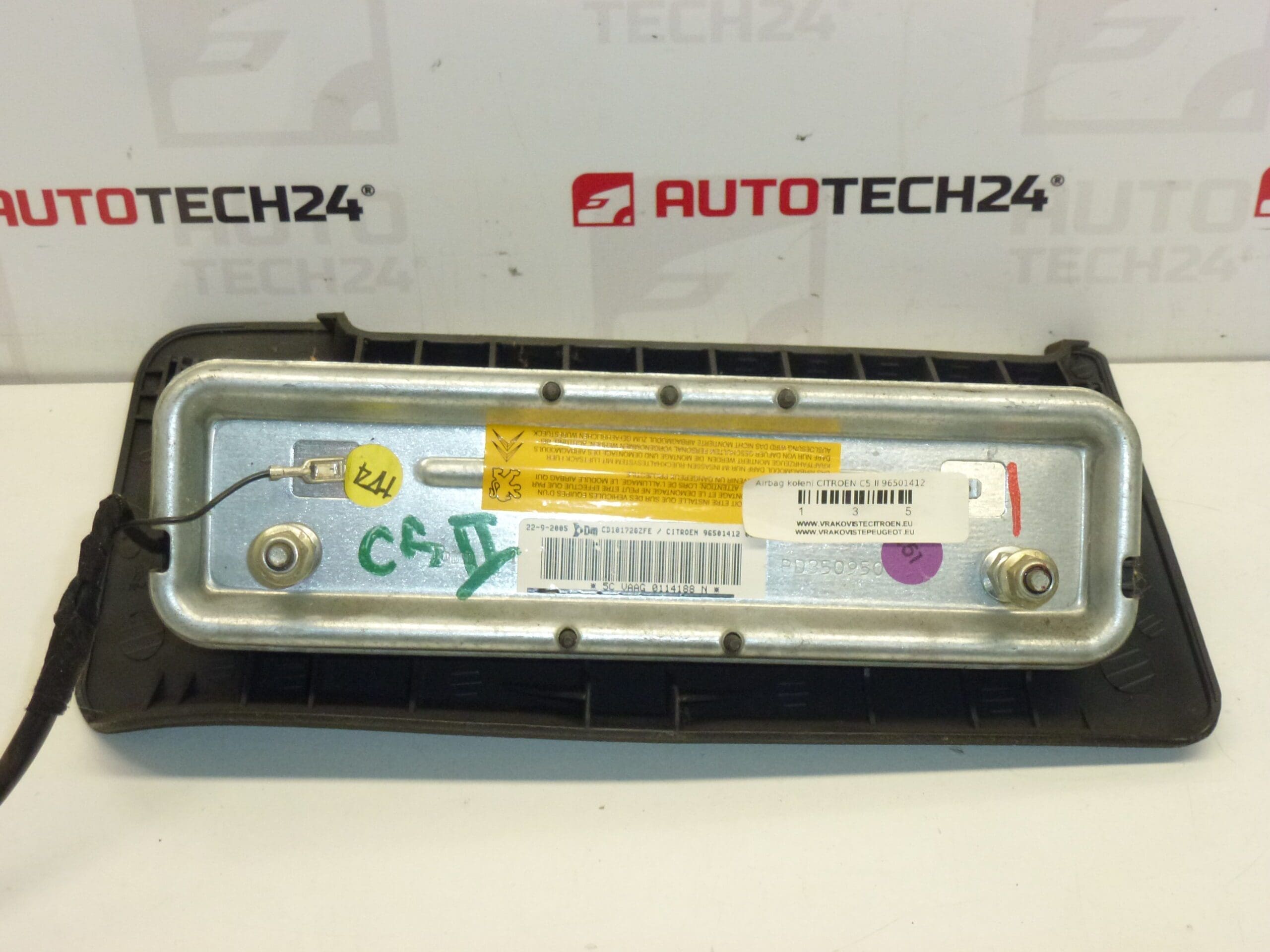 Airbag Genouillère Gris Foncé Citroën C5 96501412 8216EP – Image 2