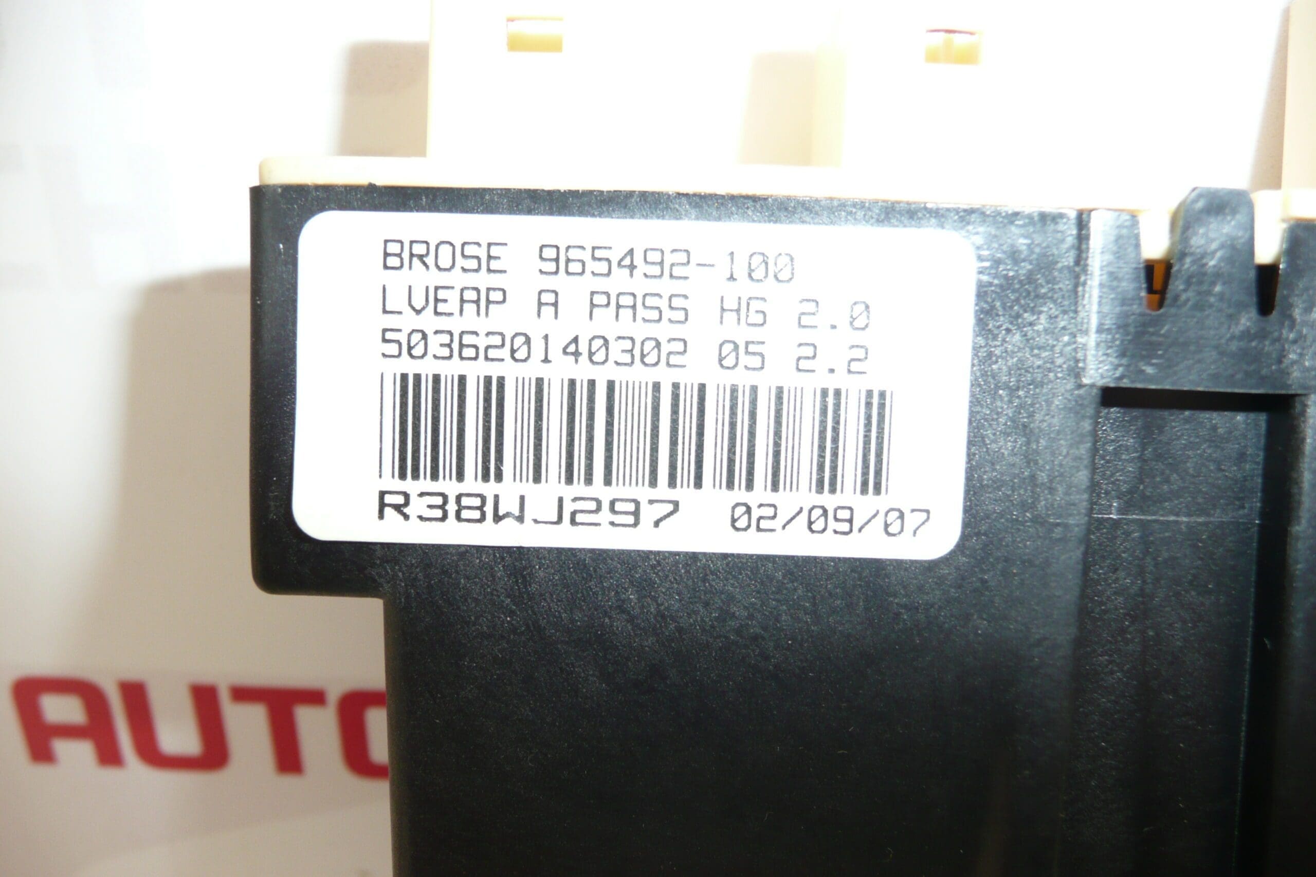 Moteur de vitre passager Citroën C4 9681575880 9222AX – Image 2