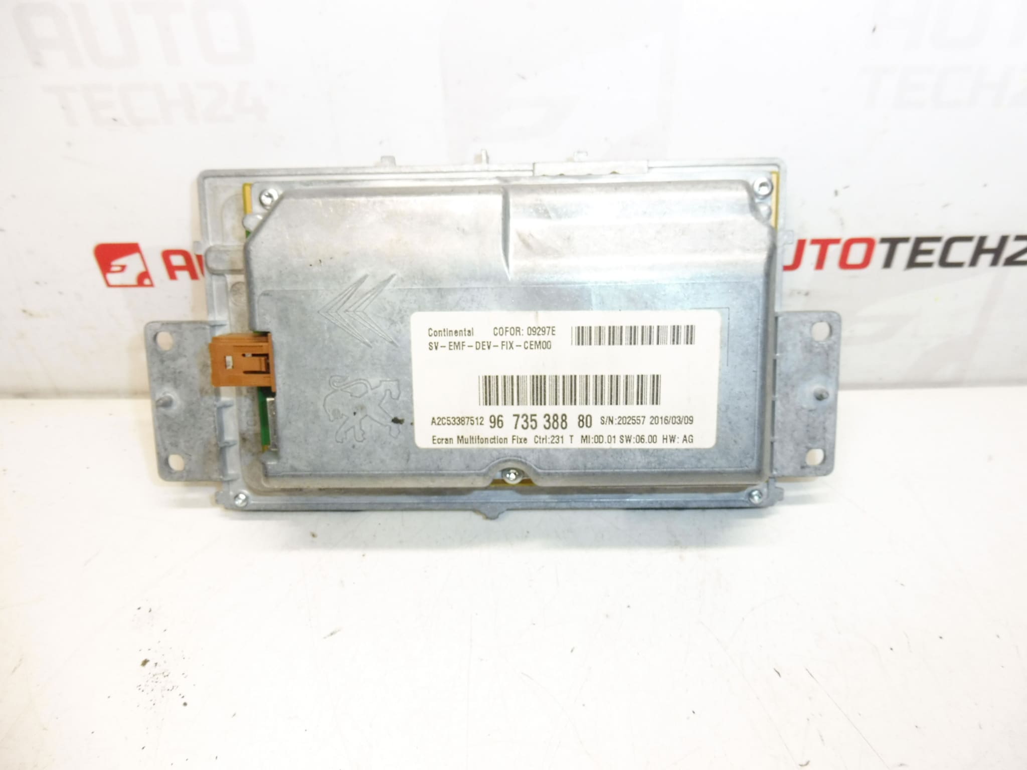 Afficheur NAVIGATION Citroën Peugeot 9673538880 659371 6593Q4 – Image 2