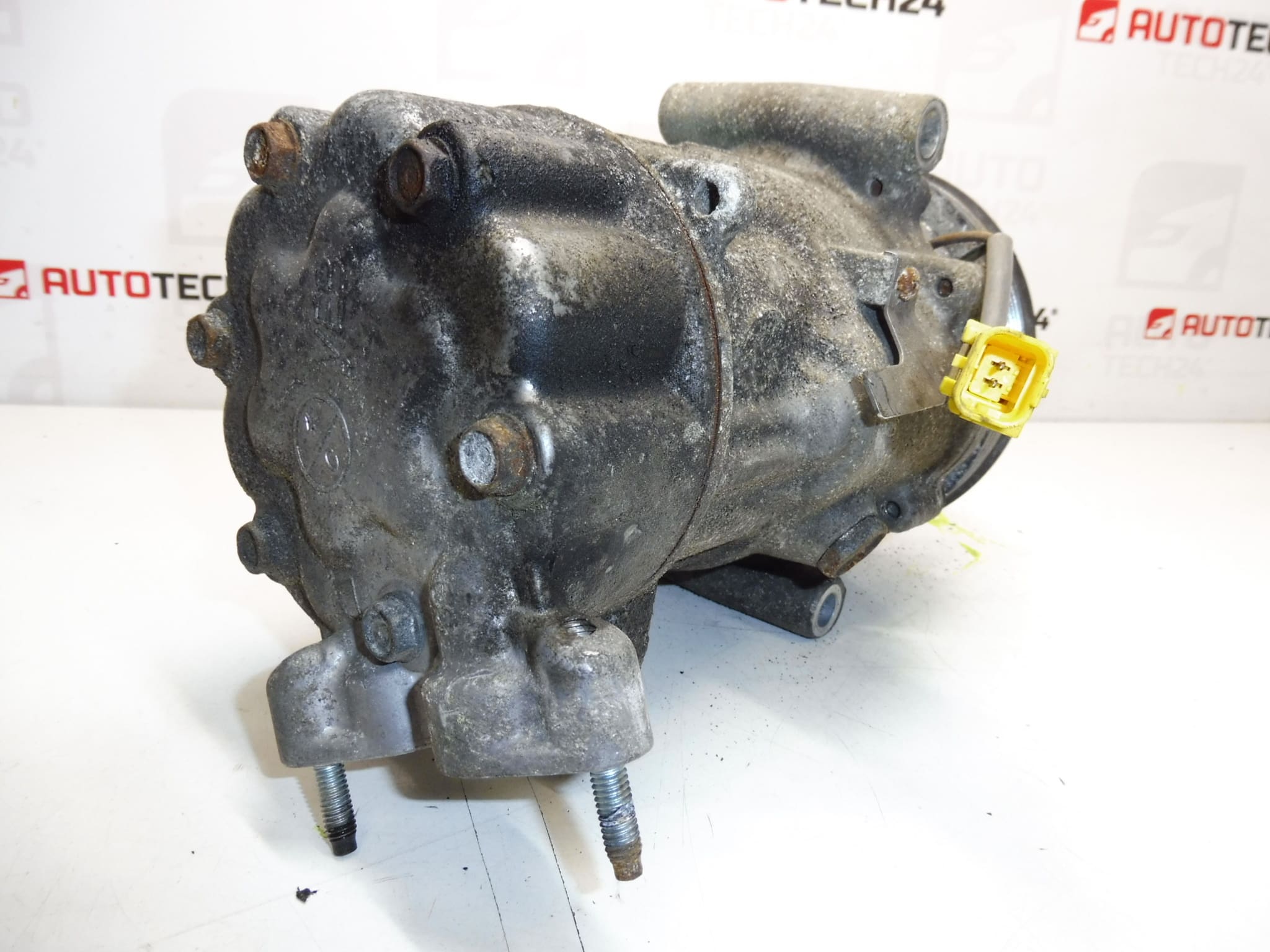 Compresseur de climatiseur Sanden SD6V12 Citroen Peugeot 1449 9655191580 – Image 2