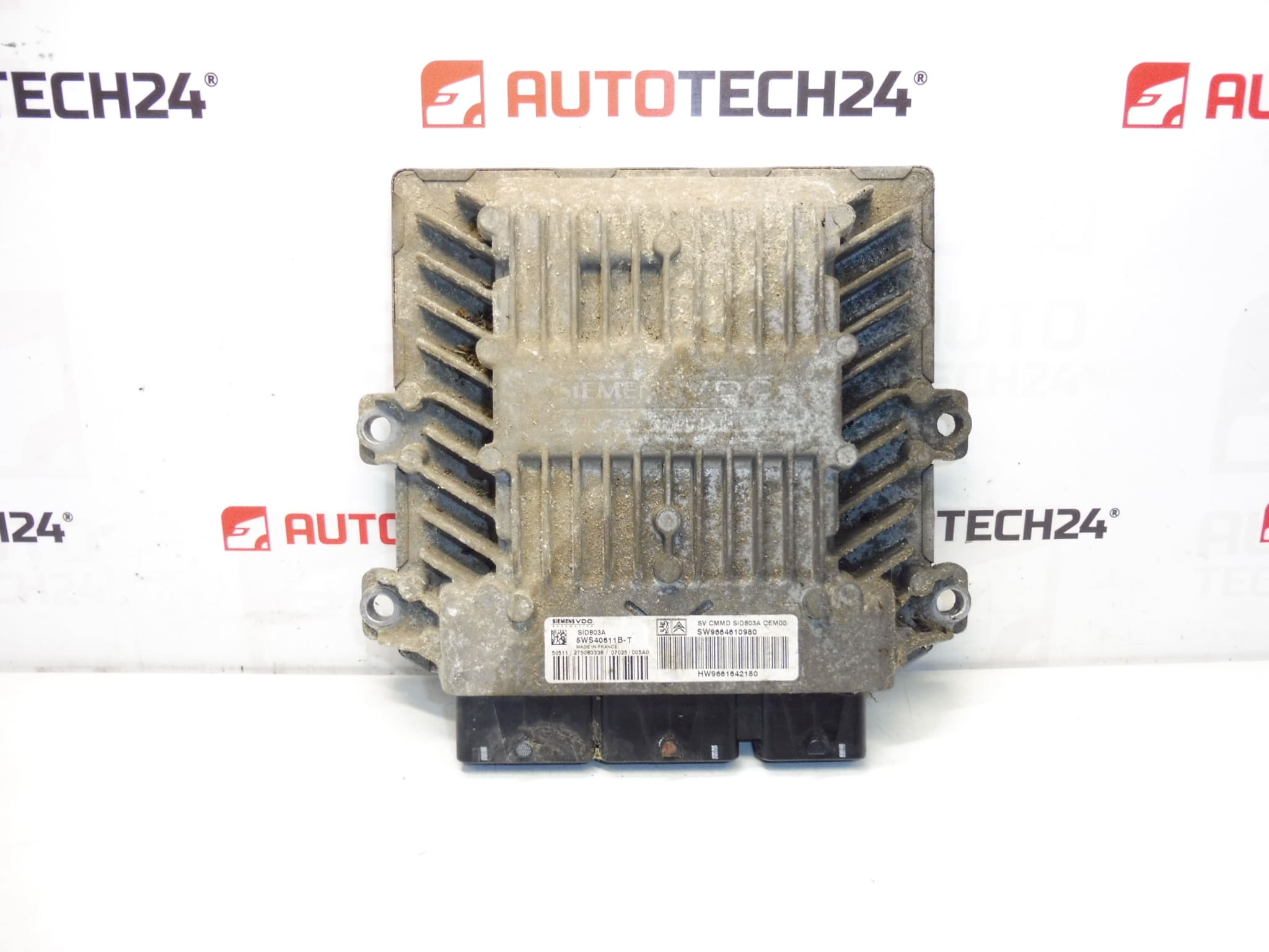 Calculateur Siemens VDO SID803A 5ws40611B-T 9661642180 9664610980