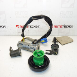 Kit de serrures d'occasion avec clé unique pour Citroën Xsara Picasso 4162HK, 4162FF
