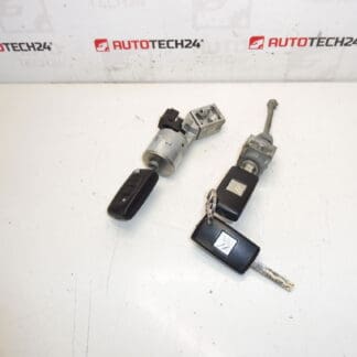 Jeu de serrures et 3 clés Citroën Peugeot 4162KF 4162KC