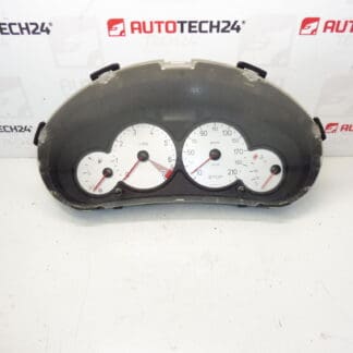 Compteur de vitesse avec alarmes Peugeot 206 9659729180 6106LL