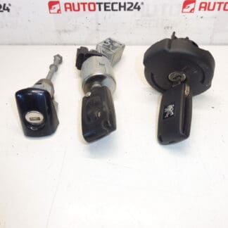 Jeu de serrures 2 clés Peugeot 3008 5008 4162SX 4162KF 4162XT