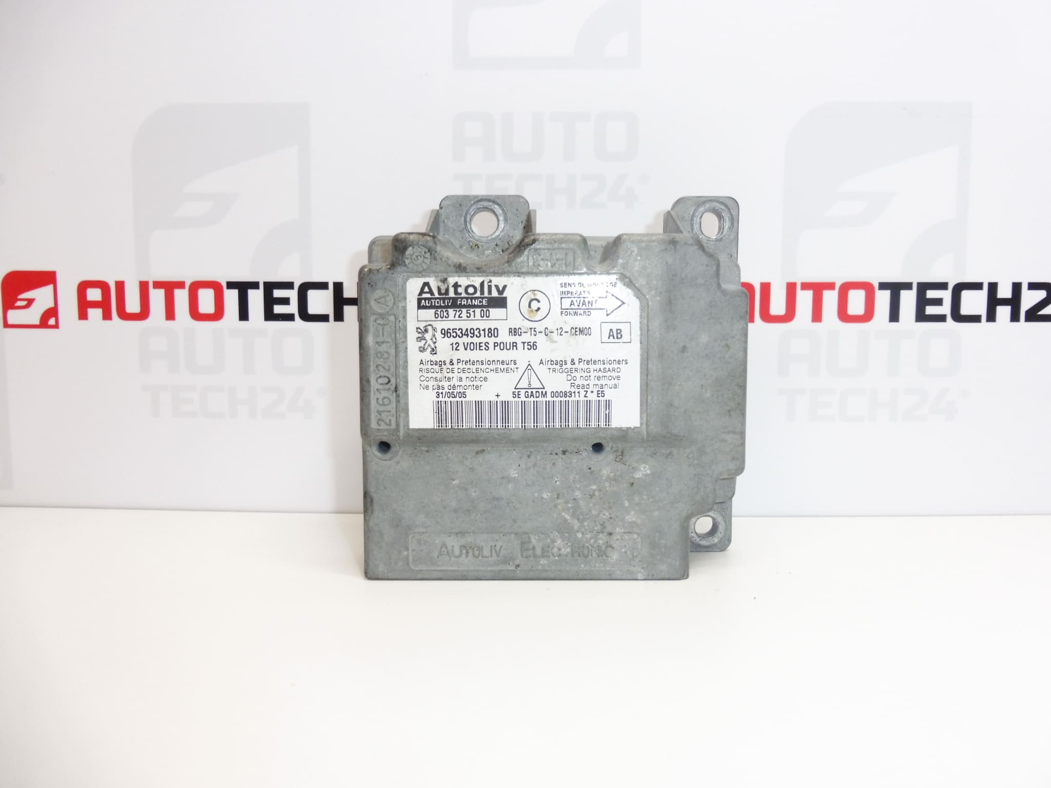 Calculateur d’airbags Autoliv Peugeot 307 CC 9653493180 6545HG