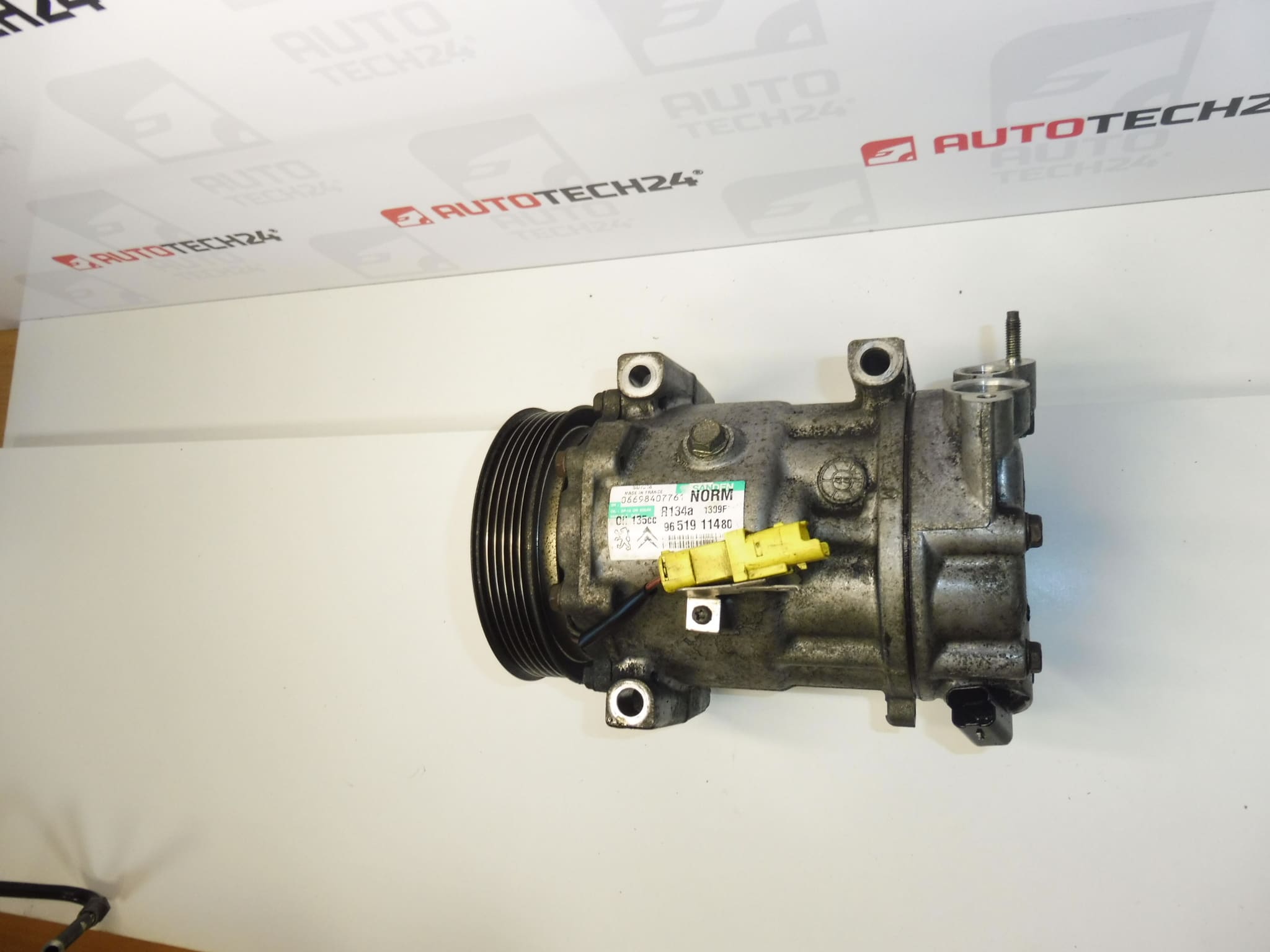 Compresseur de climatisation Sanden SD7C16 1309f 9651911480 – Image 2