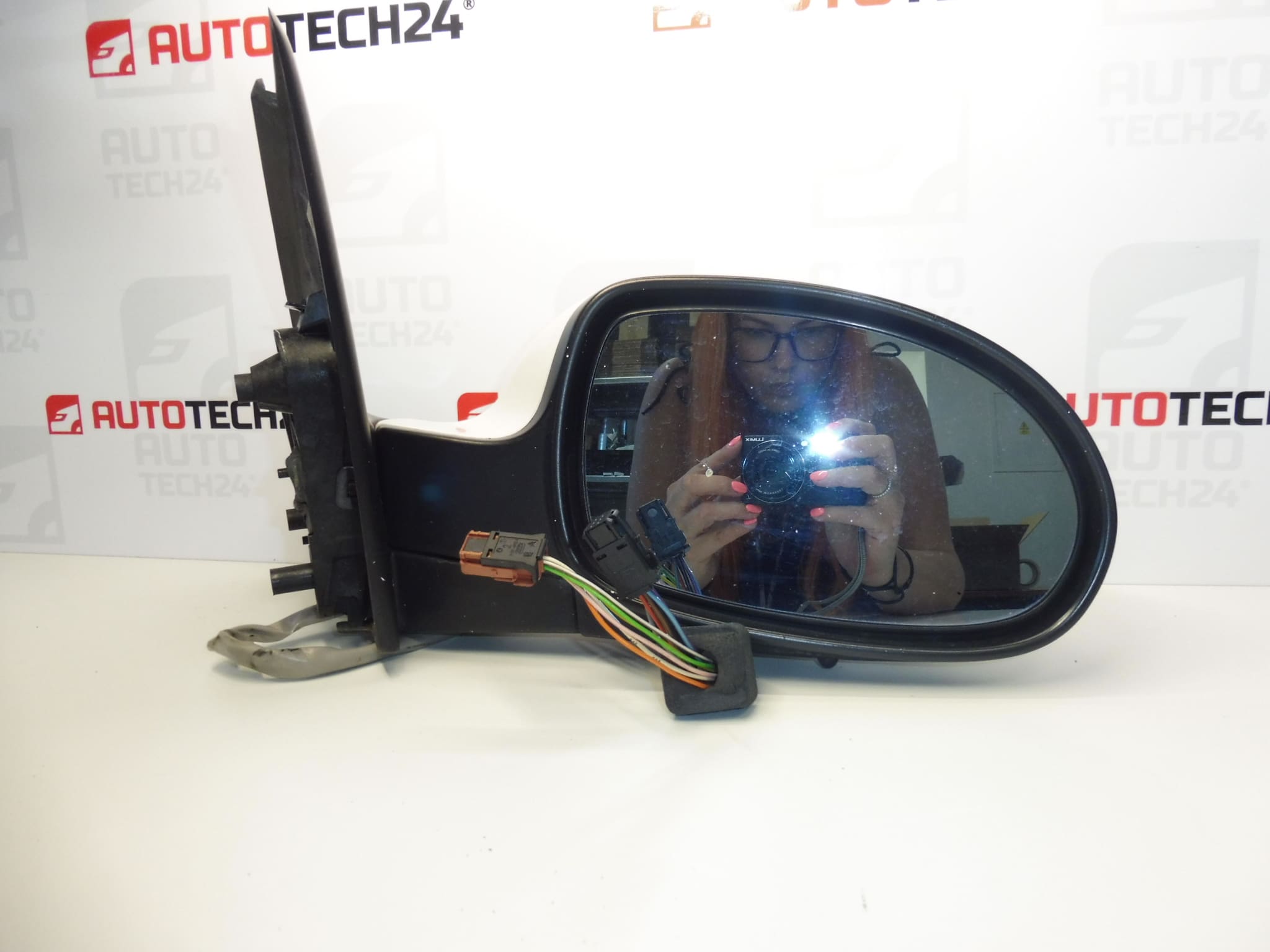 Rétroviseur droit Citroën C5 rabattable électriquement EWPB 96532993XT 8149WH – Image 2